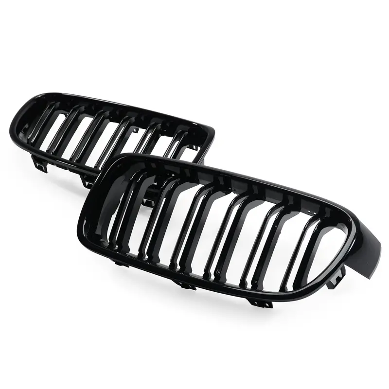 Exon Gloss Black Twin-Bar Grille – M3/M4-Inspired For Bmw F30 3 Series 1