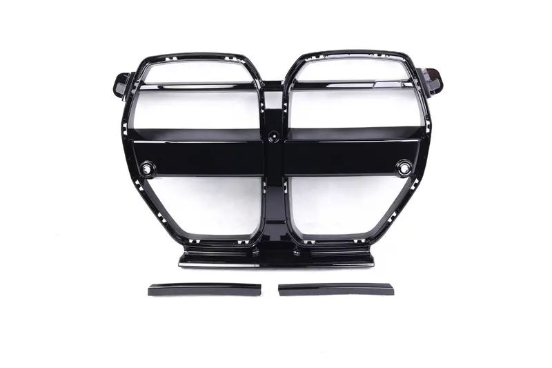 Exon Gloss Black V-Style Front Grille For Bmw G80/G81/G82/G83 M3/M4 (Acc And Non-Acc Compatible) 1