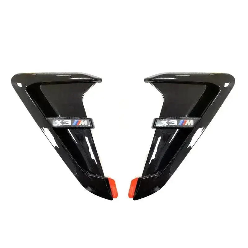Exon Gloss Black X4M-Inspired Side Vent Fender Trim For Bmw X4 G02 1