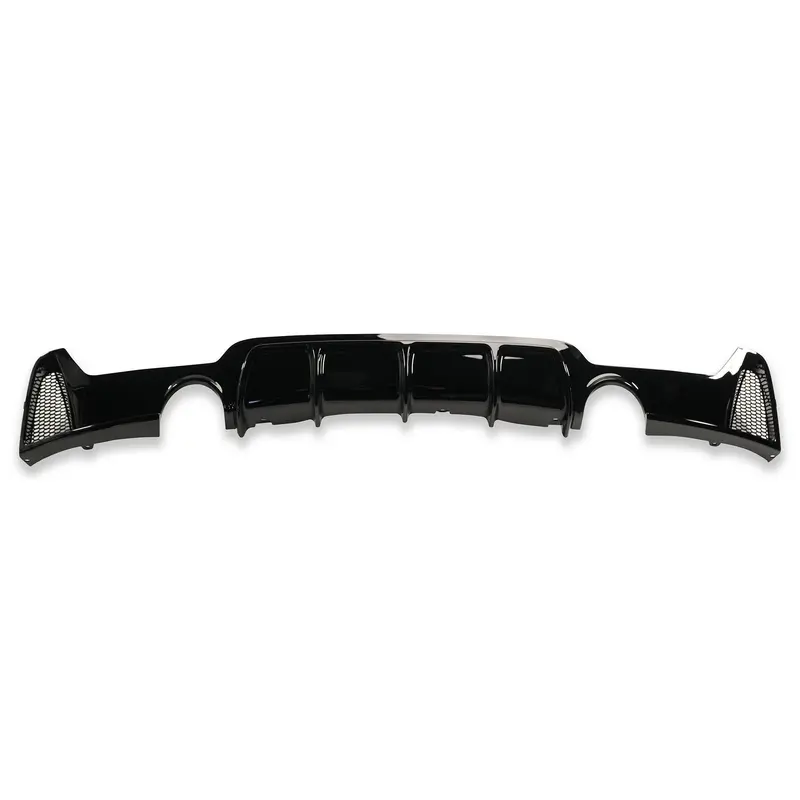 Exon M Performance–Style Gloss Black Rear Diffuser – Dual Exhaust Cutouts, Bmw 4-Series F32/F33/F36 M Sport 1