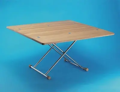 Fixed Square Teak-Style Table – 140X140 Cm 1