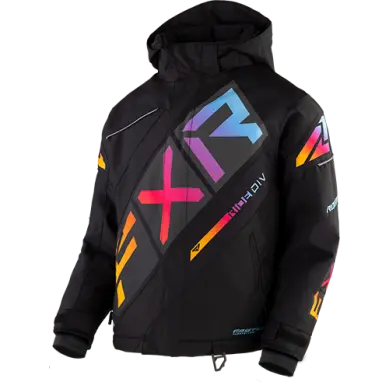 Fxr Child Cx Insulated Winter Jacket – Black/Spectrum 1
