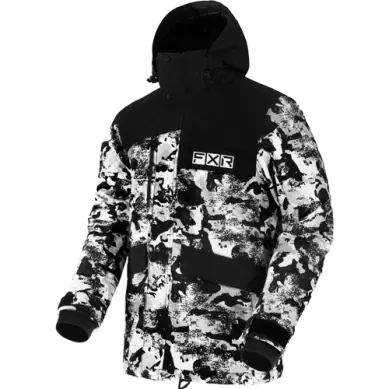 Fxr Chute Camo Jacket For Men – White Pattern 1