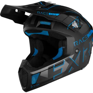 Fxr Clutch Evo Helmet – Vibrant Blue Finish 1