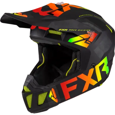 Fxr Clutch Evo Le Helmet In Sherbet Colorway 1