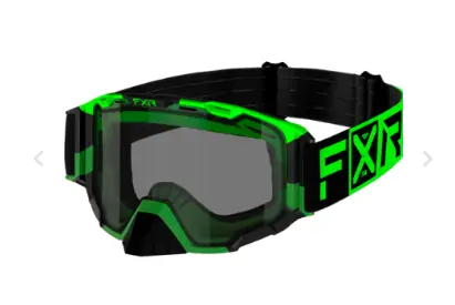 Fxr Maverick Goggles – Lime Tint Lens 1