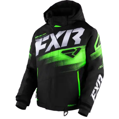 Fxr Youth Boost Jacket In Lime Green 1