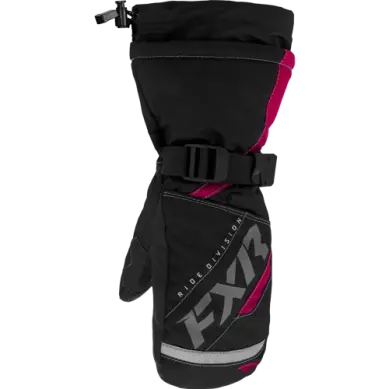 Fxr Youth Helix Race Mittens – Pink/Black 1