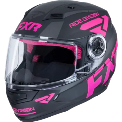 Fxr Youth Nitro Core Helmet – Electric Pink 1
