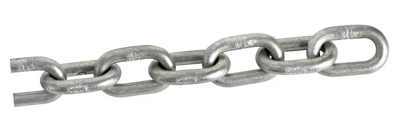 Galvanized Italian Chain, Precision-Calibrated, 12 Mm Diameter, 25 Meter Length 1