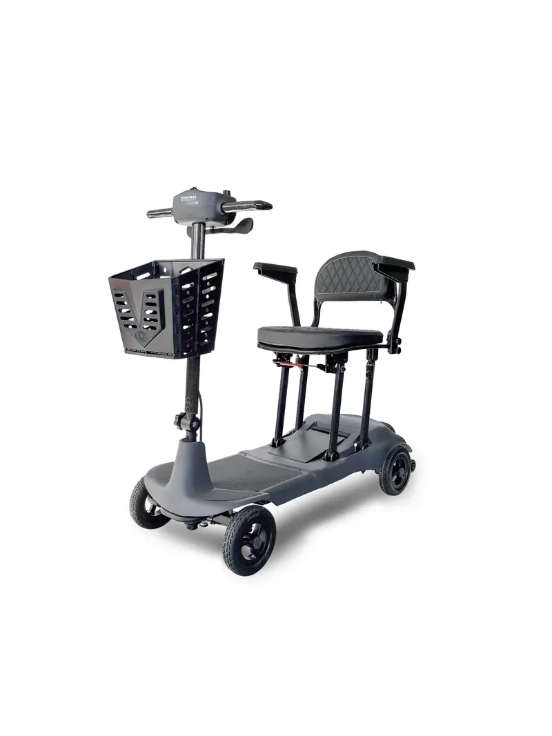 Genie Ultralight T580 Folding Mobility Scooter – 4-Wheel Travel Scooter For Easy Portability 1