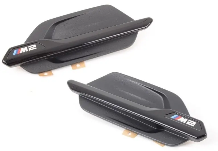 Genuine Bmw Gloss Black Side Fender Grille Kit – Designed For M2 & M2 Competition (F87) 1