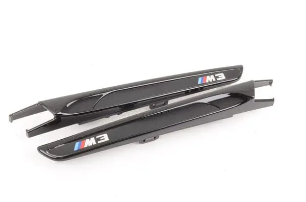 Genuine Bmw Gloss Black Side Fender Grille Set – Compatible With M4 (F82/F83) 1