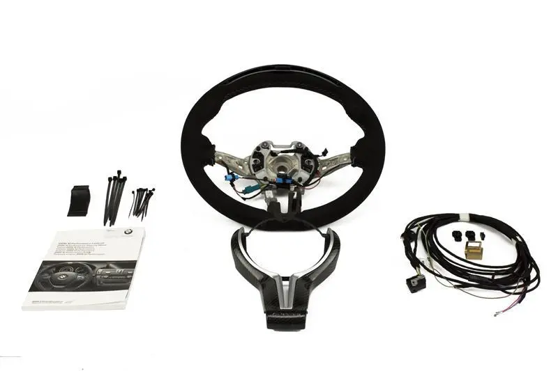 Genuine Bmw M Performance Led Race Display Steering Wheel With Matte Carbon Trim — F87 M2 & M2 Competition 1