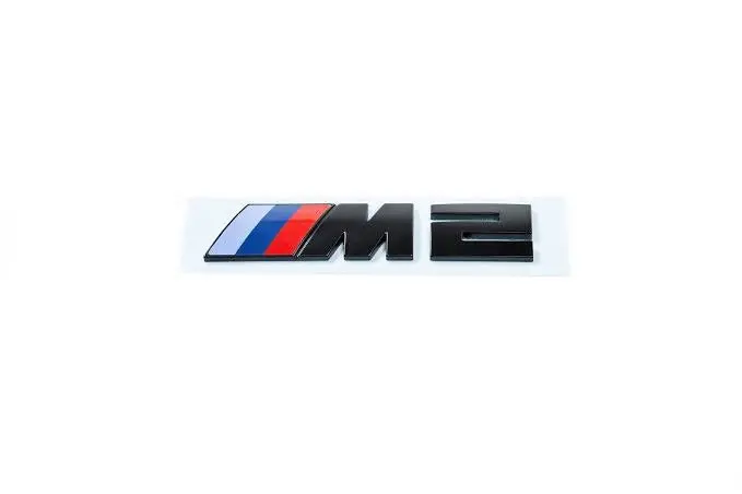 Genuine Bmw M2 Black Badge Trunk Emblem For G87 And F87 Models 1