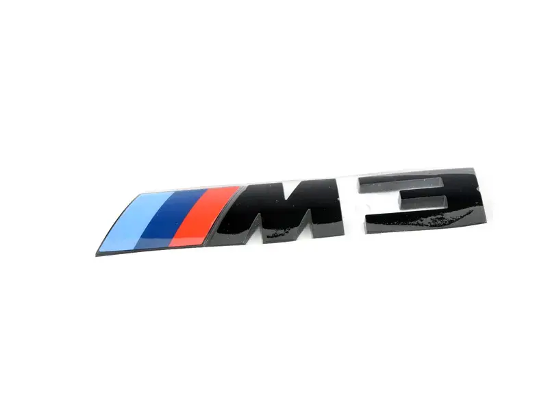 Genuine Bmw M3 Black Badge Trunk Emblem – Precision Fit For F80 M3 1