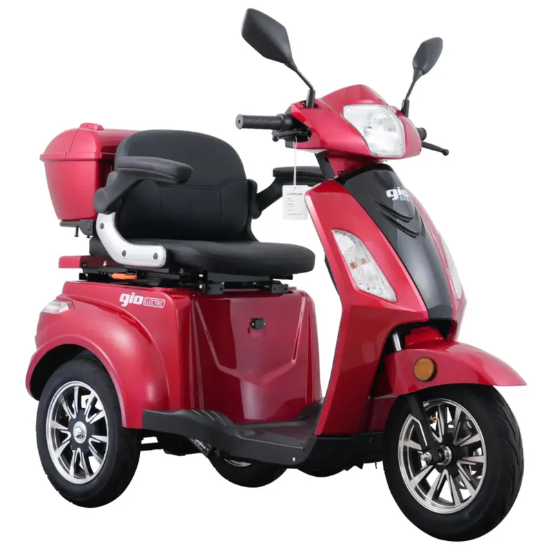 Gio Regal 3-Wheel Electric Mobility Scooter With Integrated Windshield 2