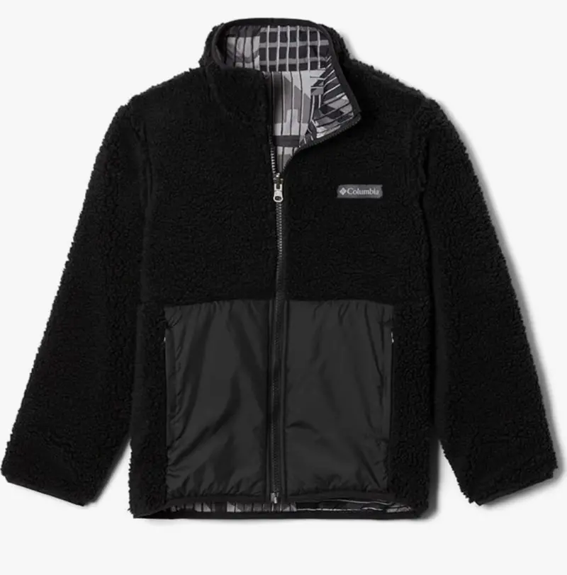 Hakatai Reversible Black Full-Zip Jacket 1