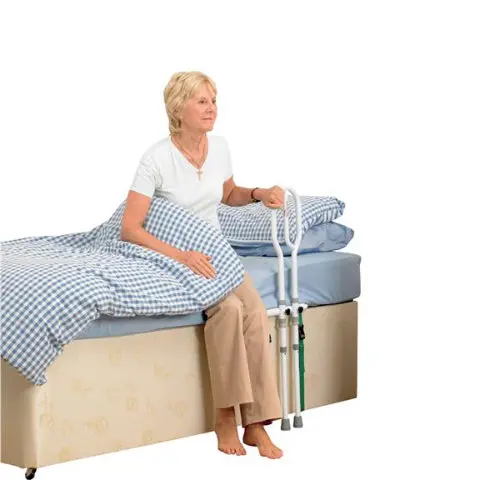 Height-Adjustable Bed Grab Rail – 85–95 Cm Handle Range 1