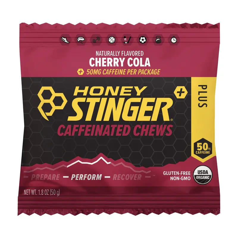 Honey Stinger Caffeinated Cherry Cola Organic Energy Chews 1