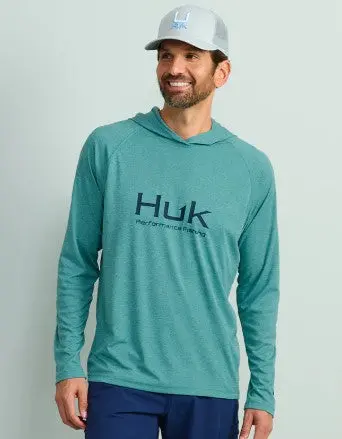 Huk Men'S Pursuit Heather Hoodie 1