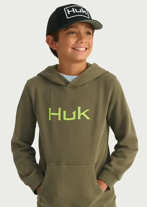 Huk'D Up Logo Hoodie For Kids 1