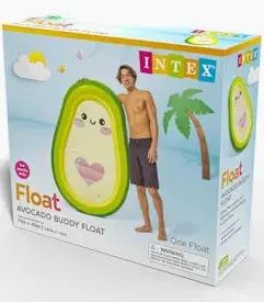 Intex Avocado Buddy Inflatable Float – Fun Pool Lounger 1