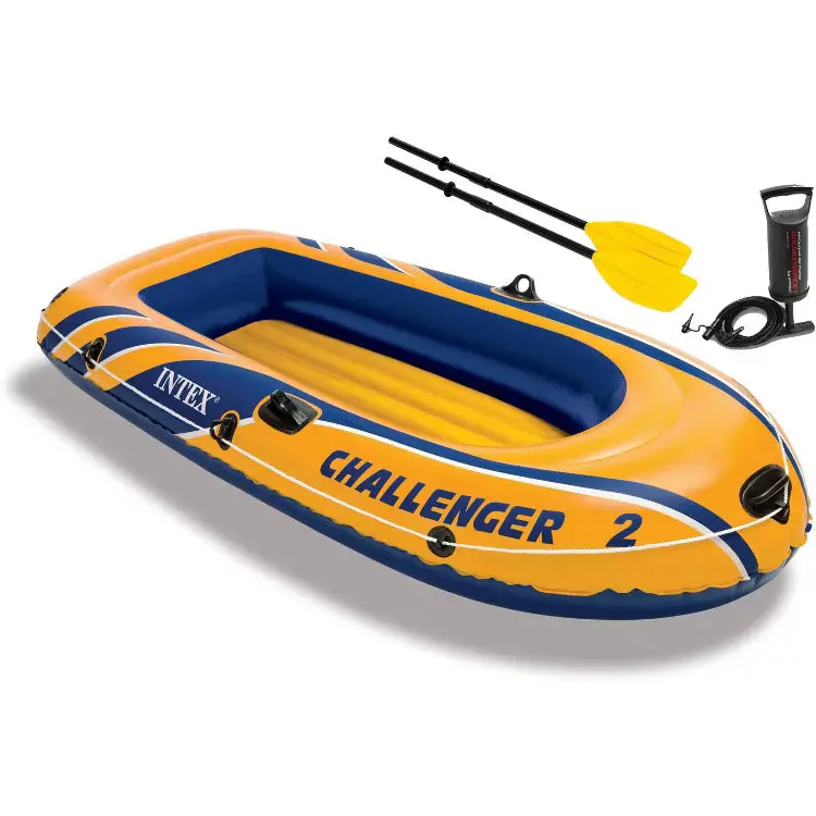 Intex Challenger K2 Inflatable Kayak Set – Includes Pump & Oars 1