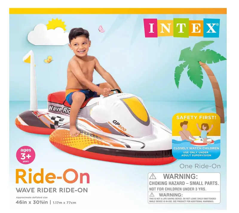 Intex Wave Rider Inflatable Ride-On Toy 1