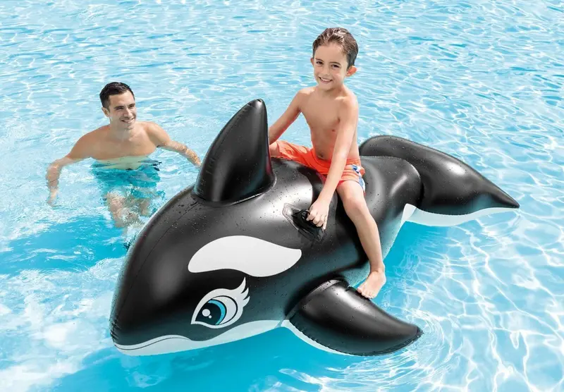 Intex Whale-Shaped Ride-On Float 1