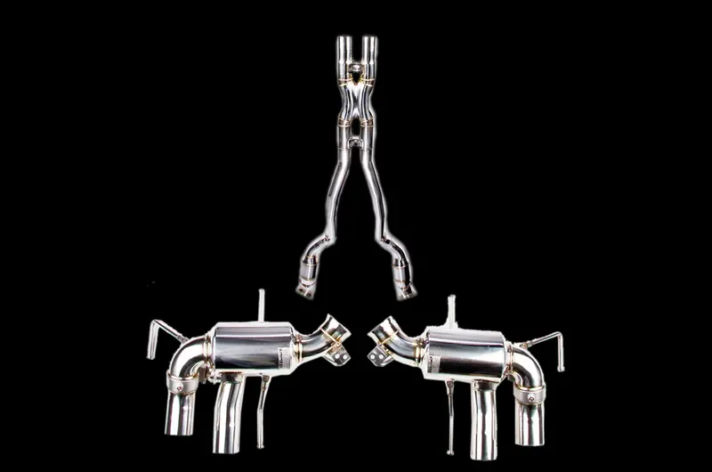 Ipe Complete Valvetronic Exhaust + Obd Remote & Black Chrome Tips – Ferrari 812 Superfast (2017–Present) 1