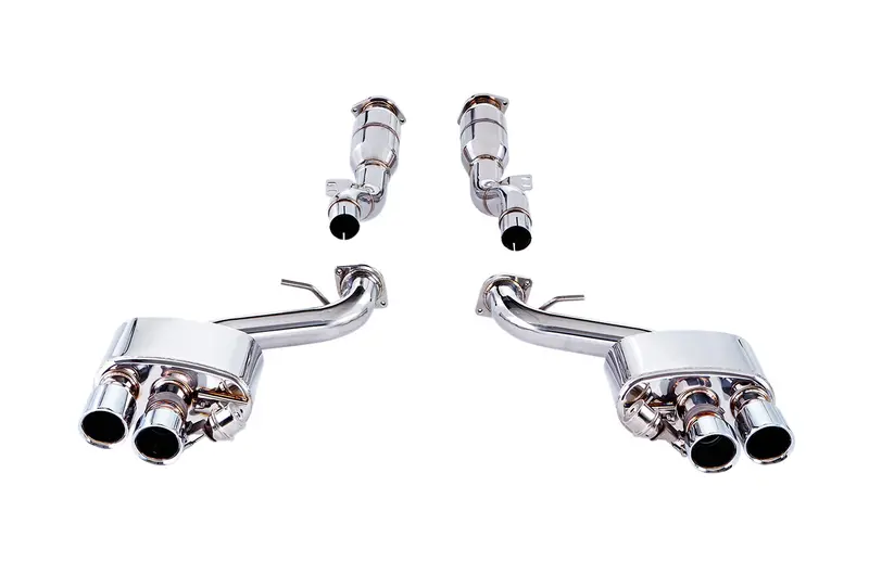 Ipe Full Valvetronic Exhaust System With Chrome Tips For 2006–2012 Ferrari 599 Gtb Fiorano 1