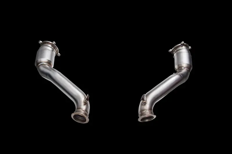 Ipe Sport Catalytic Downpipe With Integrated Heat Protector – Mclaren 720S (2017–Current) 1