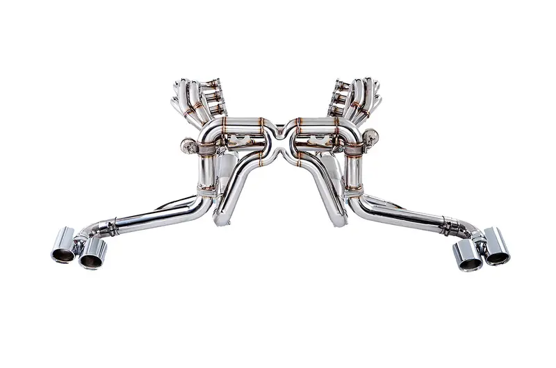 Ipe Valvetronic Exhaust System With Chrome Tips For 2004–2009 Ferrari F430 1