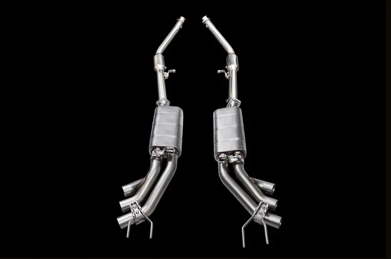 Ipe Valvetronic Exhaust System With Wired Remote & Black Chrome Tips – Mercedes-Benz G63/G500 (W463, 2012–Present) 1