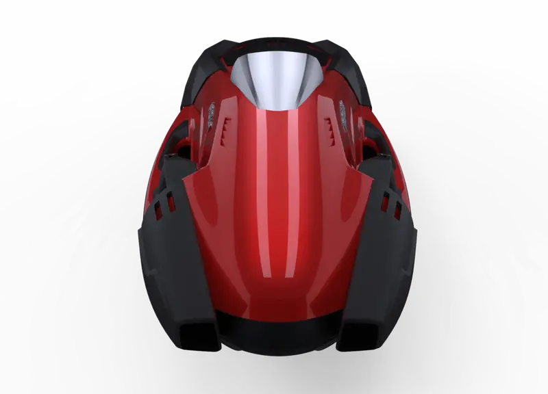 Iqua Divejet 720M Portside Red Max+ – Ergonomic Underwater Propulsion Unit 1