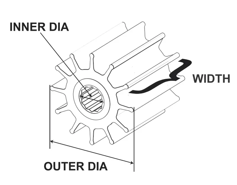 Johnson Pump Spx Flow Impeller – Model 09-843S-9 1