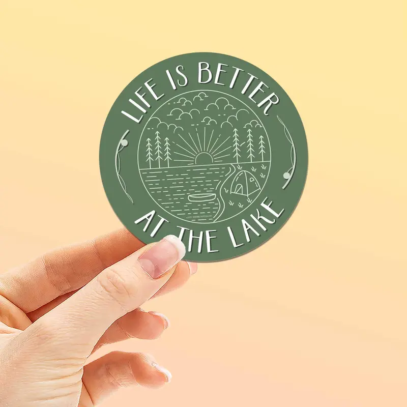 Life Is Better At The Lake Sticker – Lakeside Lifestyle Decal 1