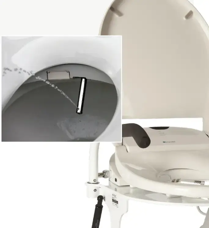 Liftseat Electric Bidet Toilet Seat (Brondell Swash 1400) For Powered Toilet Lifts 1