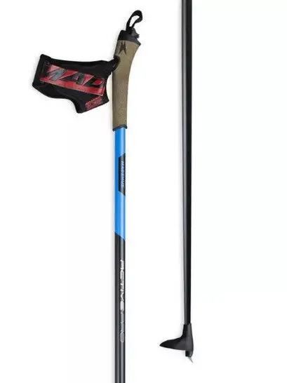 Madshus Active Carbon Fiber Trekking Pole – Black 1