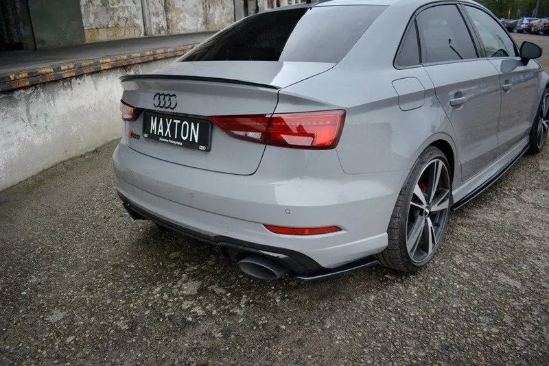 Maxton Design Audi Rs3 8V Facelift Sedan Rear Side Splitters 1