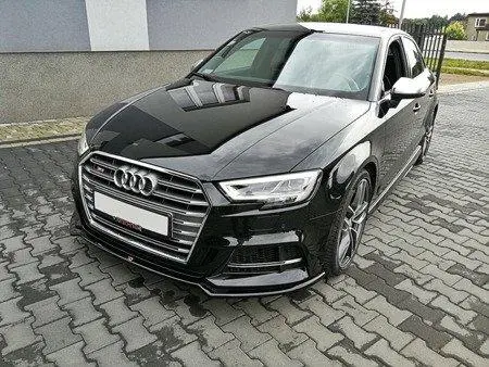 Maxton Design Audi S3 & A3 S-Line 8V Facelift Front Splitter V2 1