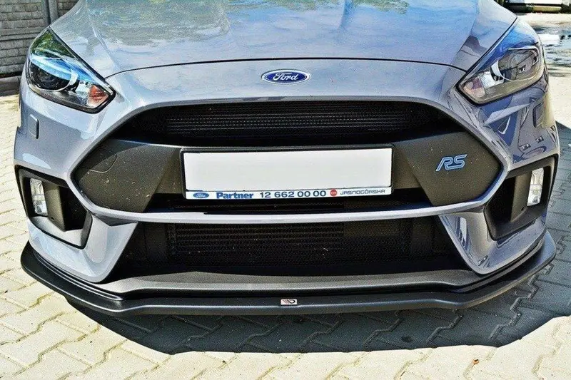 Maxton Design Ford Focus Mk3 Rs Front Splitter Lip (V.4) With Side Skirts 1