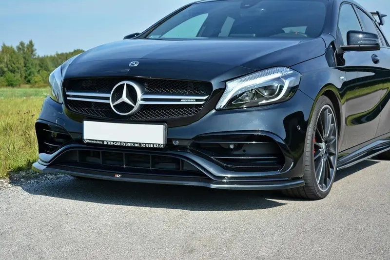 Maxton Design Mercedes-Amg A45 W176 Facelift Front Splitter V1 1
