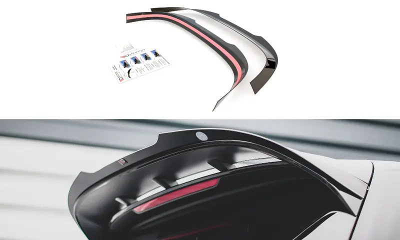 Maxton Design Spoiler Cap For Vw Golf Mk8 R 1