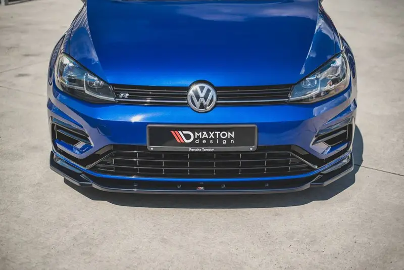Maxton Design Vw Golf Mk7.5 R Front Splitter – Ver9 Facelift Lip Kit For Enhanced Downforce 1
