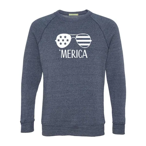 ‘Merica Patriotic Crewneck Sweatshirt