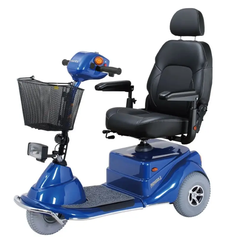 Merits Pioneer 3 Travel 3-Wheel Mobility Scooter – Lightweight Model S131 1