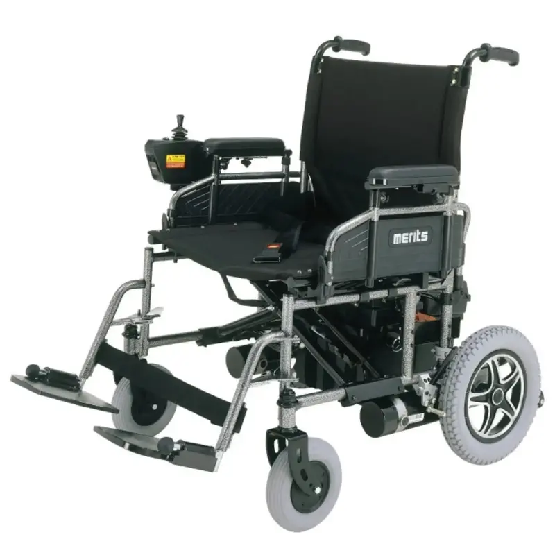 Merits Travel-Ease P181: 22-Inch Bariatric Folding Power Wheelchair 1