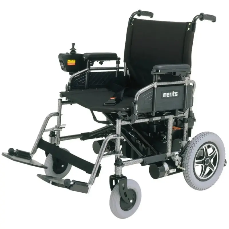 Merits Travel-Ease P182: Folding Bariatric Power Wheelchair 1